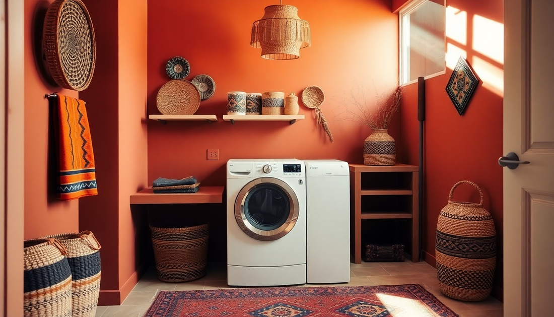 How To Style Your Laundry Room Using African Interior Design